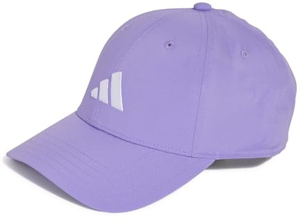 Adidas Unisex Bball Cap LT EMB New Logo, Violet Fusion/White, M
