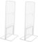 Générique 2pièces Séparateur De Congélateur Organisateur De Frigo Étagère De Rangement Économiseur Espace avec Dimensions Ajustables Hauteur Lot pour Rangement Optimal