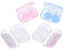Beavorty Cosmetic Lens Containers Protectors Portable Case for Contacts Lenses Lens Box Leakproof Design