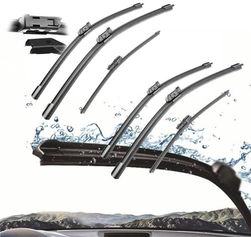 WOHOOD 3 Piezas para Seat para Ibiza 2017-2022 26 + 16 + 13 Escobillas Limpiaparabrisas Delanteras Y Traseras Accesorios para Cortadores De Parabrisas Accesorios