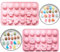 PTaizjjz Easter Chocolate Moulds Silicone 2PCS Easter Bunny Egg Basket Shapes Mould for Chocolate/Biscuit/Gummy/Candy