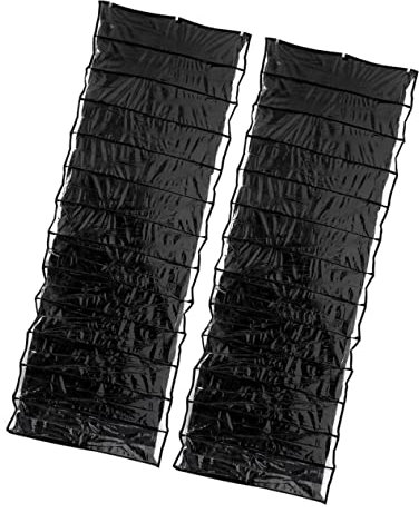 Cabilock 2 Stücke 26 Tasche Tür Kleiderbügel Lagerung Für Schuhe Closet Organizer Werkzeug Installation Schwarz