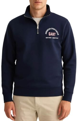 GANT Printed Graphic Half Zip