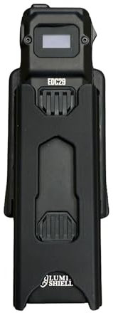 Clip & Carry EDC Belt Holster for The NITECORE EDC29 Tactical Flashlight - Flashlight not Included – Locking & Adjustable Belt Clip 1 to 2.25