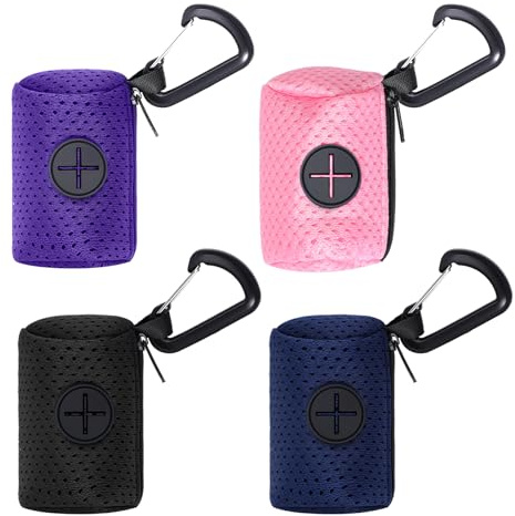 4 Stück Kotbeutelspender Mit Haken Und Reißverschluss Hundekotbeutel Spender Kotbeutelhalter Für Hundekotbeutel Dispenser Pet Poop Tasche Halter Für Haustier Hunde Outdoor Spaziergänge Schwarz