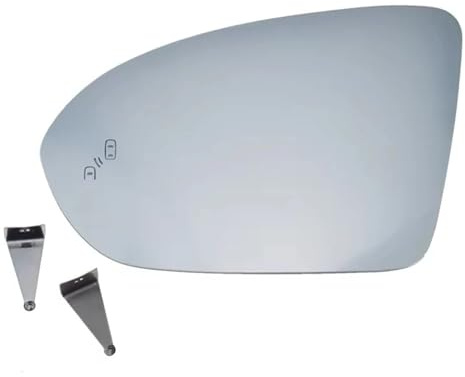 Ajuste for OPEL/VAUXHALL ASTRA K 2015 2016 2017 2018 2019 espejo retrovisor de cristal con calefacción, espejo retrovisor izquierdo y derecho(Blind spot Left)