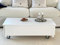 Uncle Joe´s Couchtisch Truhentisch Truhe im Vintage Shabby chic Style aus Massiv-Holz in Weiss mit Stauraum und Deckel Holzkiste Beistelltisch Landhaus Wohnzimmertisch Holztisch weiß
