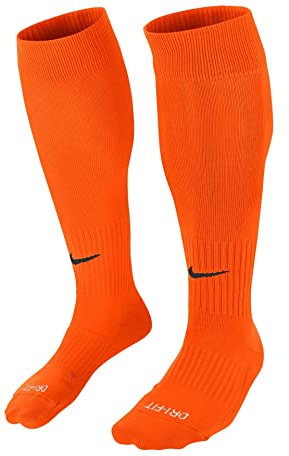 Nike Unisex Classic Ii Cushion Otc Fussball Socken, Mehrfarbig (Safety Orange / Black), 30-34 (Herstellergröße : XS) EU