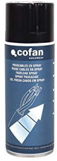Cofan Spray Lubricante de cables eléctricos 400 ml | Protector en spray | Reduce la fricción entre los cables
