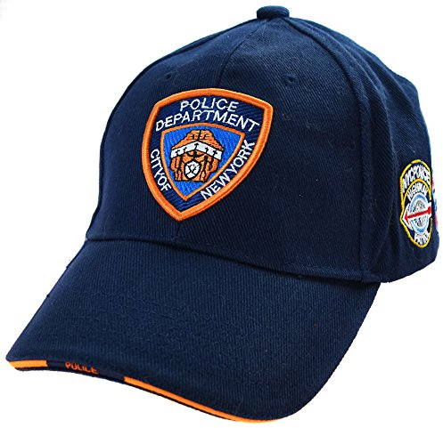 topt mili Casquette Police New York NY Americaine us USA brodée NYPD Policier