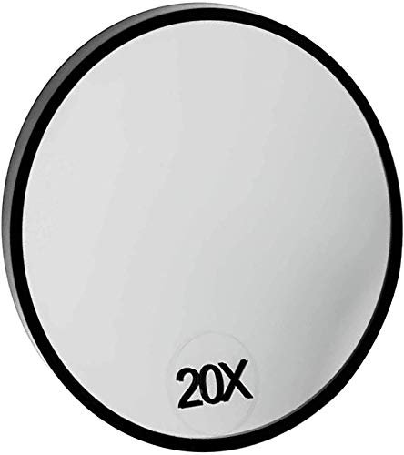 ARASO-UK LTD Arazo®, specchio ingranditore 20x, professionale, tascabile, per sopracciglia