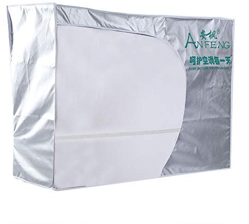 Funda para Aire Acondicionado, Funda Aire Acondicionado, Protector Aire Acondicionado Cubierta del acondicionador de Aire a Prueba de Sol Resistente al Polvo y al Agua (2p)