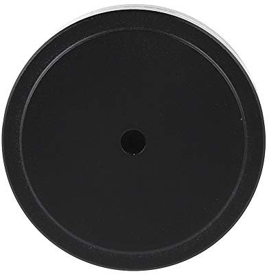 Diyeeni Altavoces Pies de pie, Aleación de Aluminio Audio HiFi Aislamiento Pies Pad con Amortiguador y Goma Antideslizante, Altavoces Protectores de Piso(Negro)