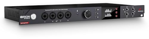 Orion Studio Synergy Core Thunderbolt 3 Interface audio USB avec 12 préamplis discrets et 6 DSP + 2 processeurs FPGA FX pour enregistrement audio Antelope Audio