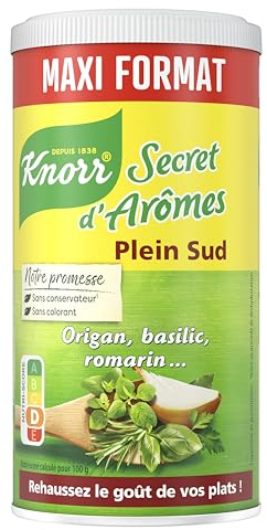 Knorr Assaisonnement en Poudre Aromates Plein Sud Tube 145 g