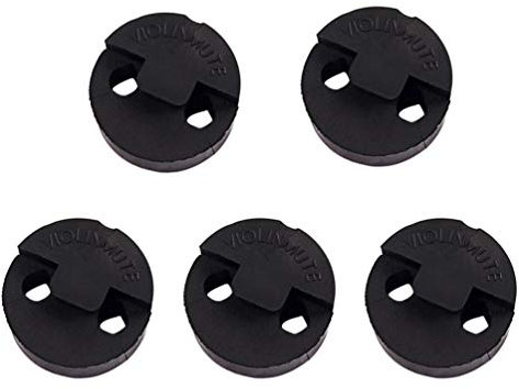 5st Violine Stumm Musikinstrumente Stumm Schalten Geigen-sourdine-werkzeuge Geigenklang Kleiner Geigenübungsschalldämpfer Geigentraining Stumm Geige Still Cello Erdfarben Gummi B26