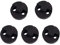 5st Violine Stumm Musikinstrumente Stumm Schalten Geigen-sourdine-werkzeuge Geigenklang Kleiner Geigenübungsschalldämpfer Geigentraining Stumm Geige Still Cello Erdfarben Gummi B26