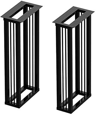 YXW Tischgestell Metall Tischbeine 2er Set, Couchtisch Untergestell, Möbelbeine, Bankgestell, Kufengestell, Tischuntergestell Moderne Industrie, Esstisch Couchtisch 60 X 72 cm(WxH)