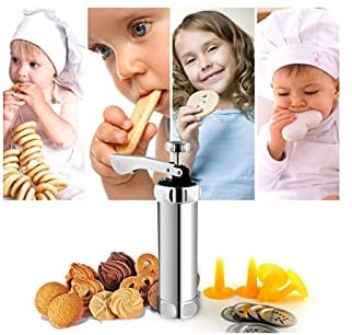 YASTA Macchina Biscotti Pistola sparabiscotti Manuale pressa Pasta frolla Decora Torte