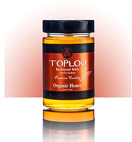 SI-MEL 12505 - ORGANIC HONIG 400gr Toplou Premium Qualität von Sitia Kreta SAVIDAKIS