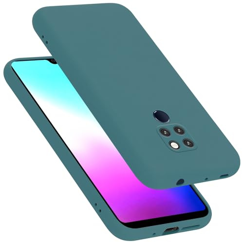 Cadorabo Hülle kompatibel mit Huawei Mate 20 Hülle Silikon Handyhülle für Mate 20 Case aus flüssigem Silikon- Kratzfeste und stoßfeste dünne TPU Schutzhülle - Liquid GRÜN