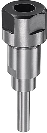 sourcing map Enrutador Pinza Extensión Varilla Convertidor Adaptador 8mm a 12,7mm (1/2) para CNC Grabado Máquina Carpintería Fresado