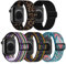 chinbersky 5 Stück Armbänder, kompatibel mit Apple Watch-Armband, 41 mm, 40 mm, 38 mm, für Herren und Damen, verstellbar, Nylon, elastisch, geflochten, Sport, für iWatch Serie 8/7/6/5/4/3/2/1/SE