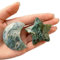 Ágata de musgo natural Estrella de cristal Forma de luna Piedras preciosas Talla de cristal Artesanía Piedra de palma Caída Piedra de chakra pulida Piedra de preocupación Fabricación de joyas