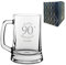 Personalised Engraved Tankard Beer Mug Stein Happy 90th Birthday Classic Design Gift Boxed, 16.75oz/495ml Classic Beer Glass, Any Name, Engraved in The UK