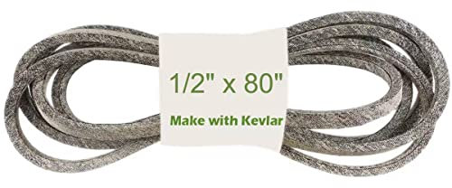 Courroie de tondeuse 1,27 x 203,2 cm fabriquée en Kevlar compatible avec AYP Compatible avec Roper pour S/ears 124293X