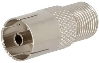 D-Home - Adaptateur Femelle F/Femelle 9.52mm - Connecteurs Raccord Coupleur Adaptateur Fiche F-9.52mm Femelle-Femelle pour câble coaxial antenne TV
