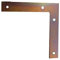 Flache Platte, L-Form, Verbindungsplatte, Reparaturklammern, verzinkt, Zink, strapazierfähig, Metall, Stahlblech, Winkelstreben, Reparaturklammern, Größe 150 x 150 x 25 mm x 2,5 m 0,3 cm)