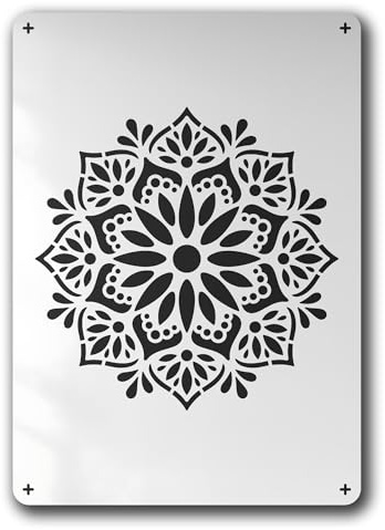 LUNATIK Schablone Mandala Orient Muster - BD55