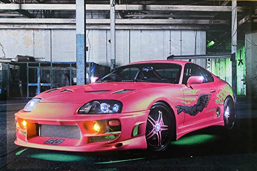 Samarkand - Lights LED-Bild mit Beleuchtung LED- Bilder Leinwandbild 65 x 45 cm Leuchtbild Wandbild mit beleuchtung AUTO/SPORTWAGEN/RENNWAGEN