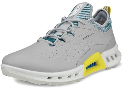 ECCO Biom C4 Gore-Tex Men's Waterproof Golf Shoes, Baygreen Concrete, 10.5 UK, Baygreen Concrete, 10 UK