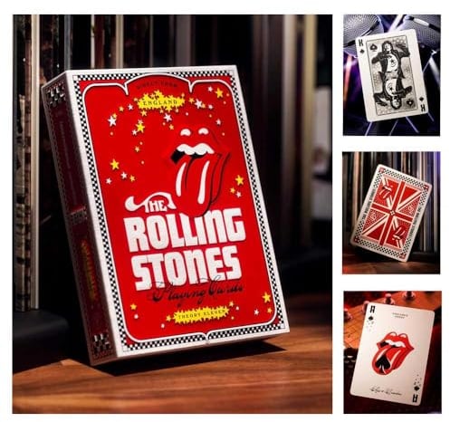 Murphy's Magic Supplies, Inc. The Rolling Stones Spielkarten von theory11, tolles Geschenk für Kartensammler
