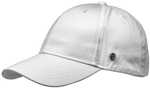 WEROR Herren Baseball Cap Baseballkappe Kappe Mütze WEROR-415.1 (Einheitsgröße, Weiß)
