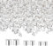 Crimp Beads for Jewellery Making, 1500pcs Crimp Tube Beads Silver 3 Sizes Crimping End Spacer Bead for DIY Jewellery Bracelets Making Accessories