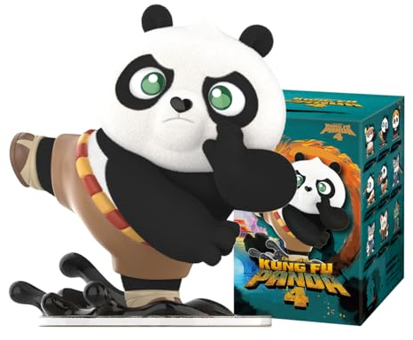 POP MART Universal Kung Fu Panda Series Actionfiguren und Sammler Kunstspielzeug Spielzeug Figuren Geschenk