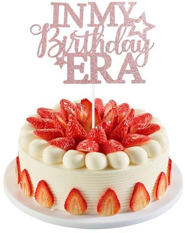 In My Birthday Era Cake Topper, Birthday Cake Topper for Birthday Party Decorations Anniversary Celebration Supplies