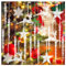 Liwein 25 Stück Weihnachtsdeko Schneeflocken Eiszapfen Anhänger, Schneeflocken Anhänger Weihnachten Deko Acryl, Weihnachtsbaumschmuck Kristall Dekorationen, Weihnachtsbaum Deko Set