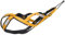 AYWTIUN Schlittenhundegeschirr Hundeschlittengeschirr Haustiergewicht Ziehen Schlittengeschirr Mushing X-Back Geschirr for große Hunde Husky Canicross Skijöring Scootering(Yellow,M)