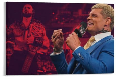 Poster, cooles professionelles Wrestler Cody Rhodes, Bild, Druck, Wandkunst, Poster, Gemälde, Leinwand, Poster, Kunstwerke, Raumästhetik, 40,6 x 61 cm (40 x 60 °C)