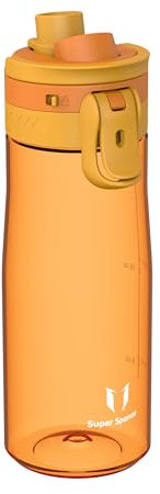 Super Sparrow Trinkflasche - Tritan Wasserflasche - 750ml - BPA-frei - Ideale Sportflasche - EIN-klick Schnellfluss TouchGulp Trinkflaschen - Leicht, Nachhaltig