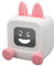 Zunate Mini TV Robot Bluetooth Speaker, Portable Bluetooth Speaker with 2.01 Inch Screen, Customizable Clock, GIF Album Mode, Cute Decor for Bedroom, Bedside Desk, Living Room (Pinkish)
