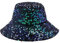 MILAKOO Pailletten Glitzer Eimer Hut Hip Hop Disco Party Reversible Sonne Hute Glänzend Bling Cap