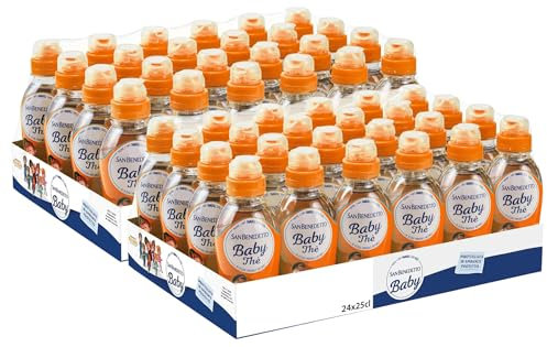 Baby The Pesca Senza Teina, Deteinato, in Acqua Minerale Naturale, Bibita Analcolica 250ml [MAXI BOX con 48 Bottiglie]