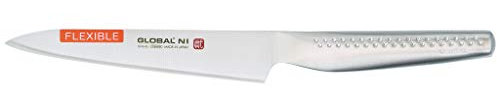 Global Ni Range Cromova 18 - Cuchillo flexible (12 cm, acero inoxidable)