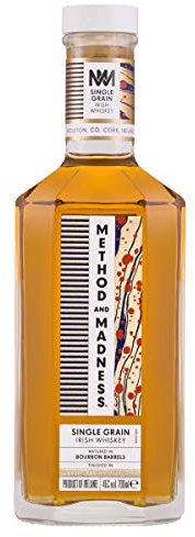METHOD & MADNESS - Single Grain - Single Grain Whisky - 46% Alcool - Origine: Irlande - Bouteille de 70 cl