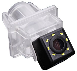 【8 LED】 Auto Rückfahrkamera Farbkamera Einparkkamera Nachtsicht und für Rückfahrsystem Einparkhilfe-Wasserdicht&Stoßfest für C Class E Class E Class W204/W 216/C204/W212/C207/ S12/W221/R231